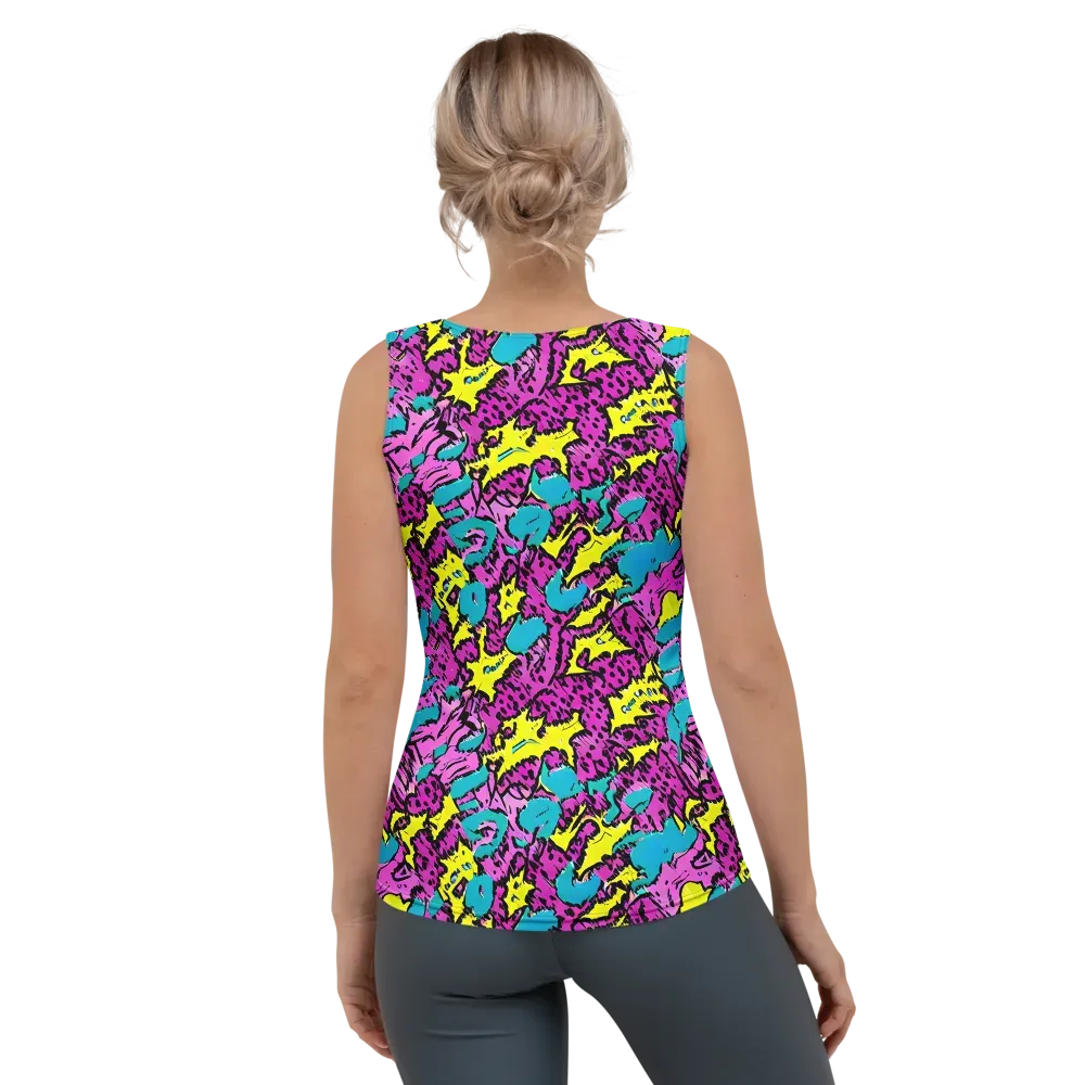 Psychedelic Prowl on Women's Tank Top — Back