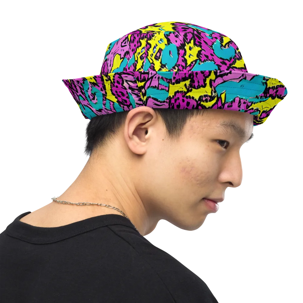 Psychedelic Prowl on Reversible Bucket Hat — Right Outside