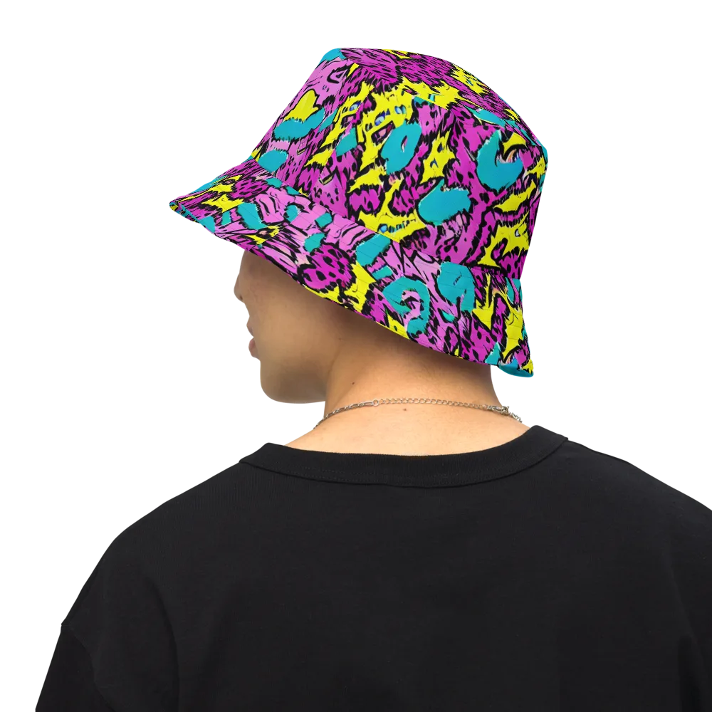 Psychedelic Prowl on Reversible Bucket Hat — Back Inside