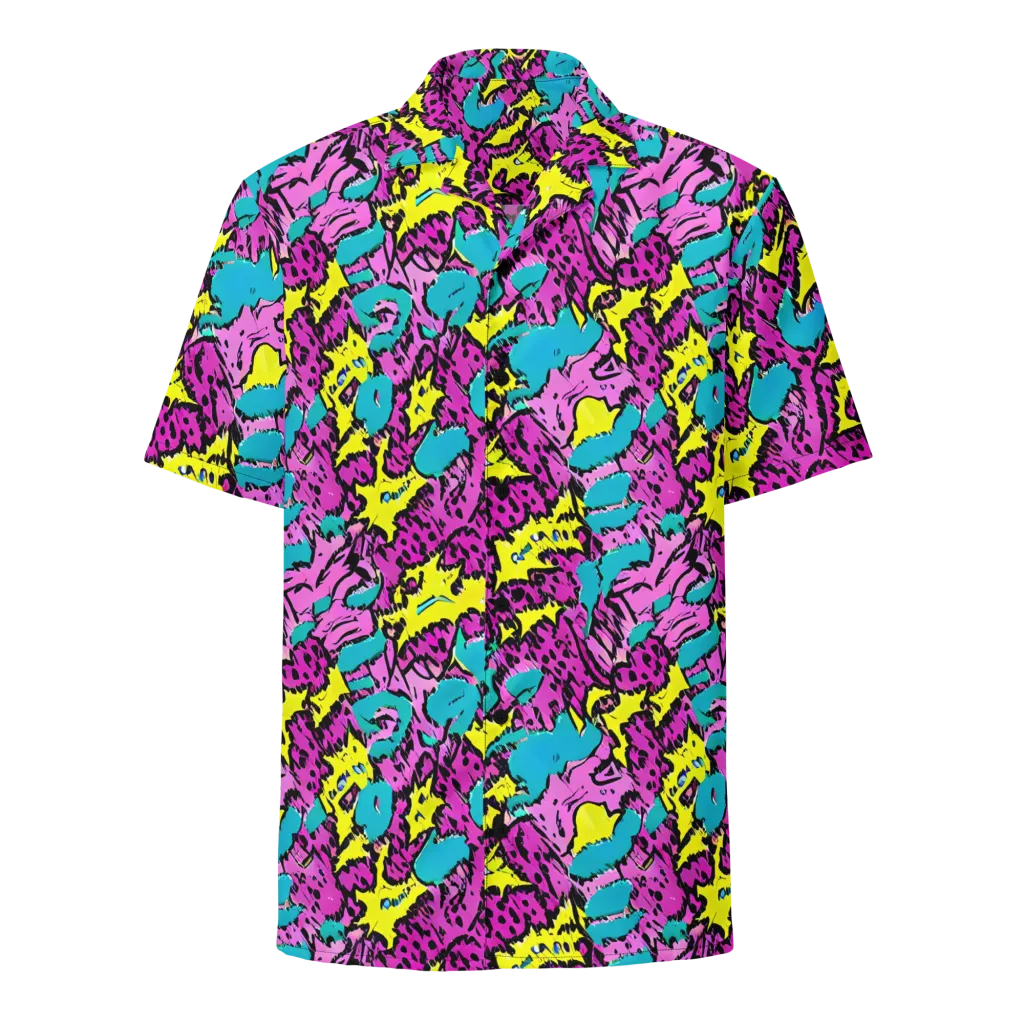 Psychedelic Prowl on Button Shirt — Front