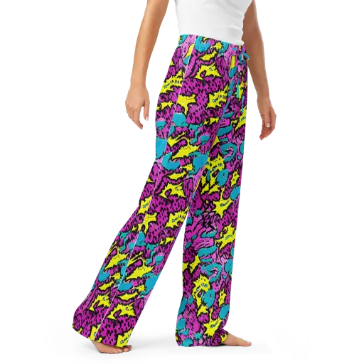 Psychedelic Prowl on a Women's Pajama Pants