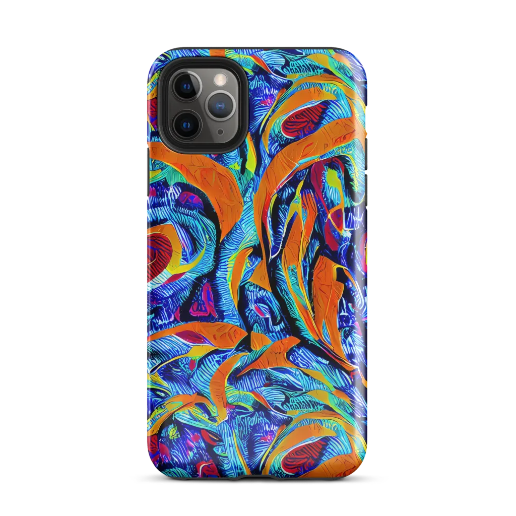 Tangerine Jungle on Tough Case for iPhone® — Front