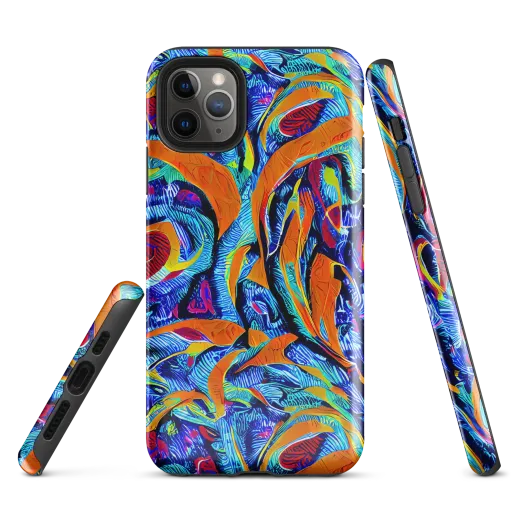 Tangerine Jungle on a Tough Case for iPhone®