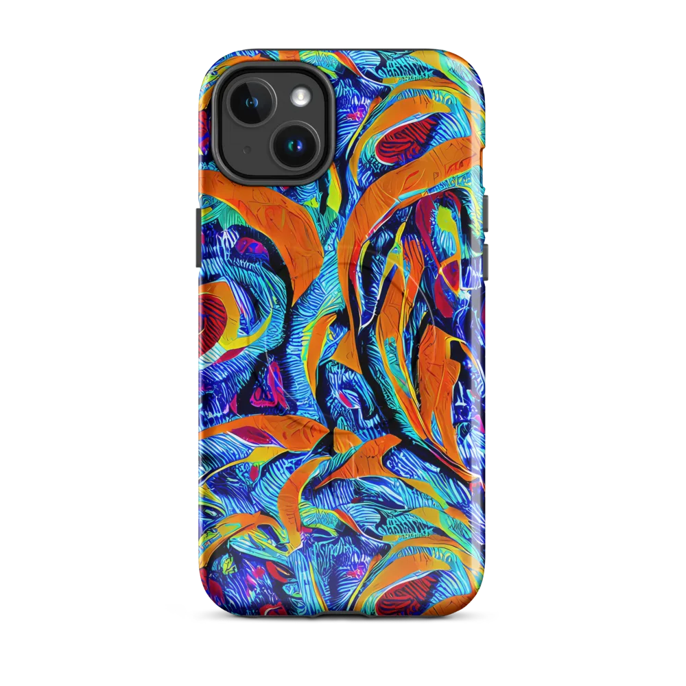 Tangerine Jungle on MagSafe Tough Case for iPhone® — Front