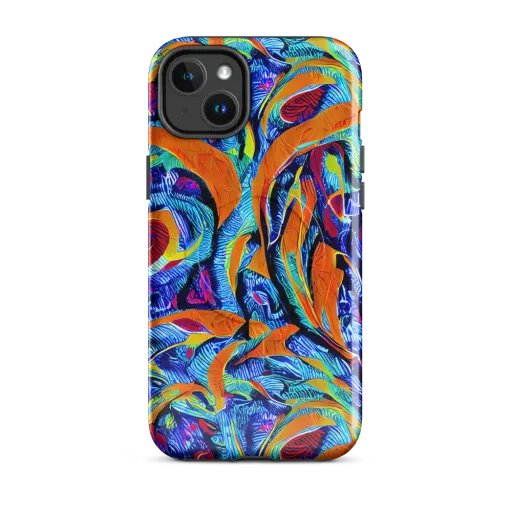 Tangerine Jungle on a MagSafe Tough Case for iPhone®