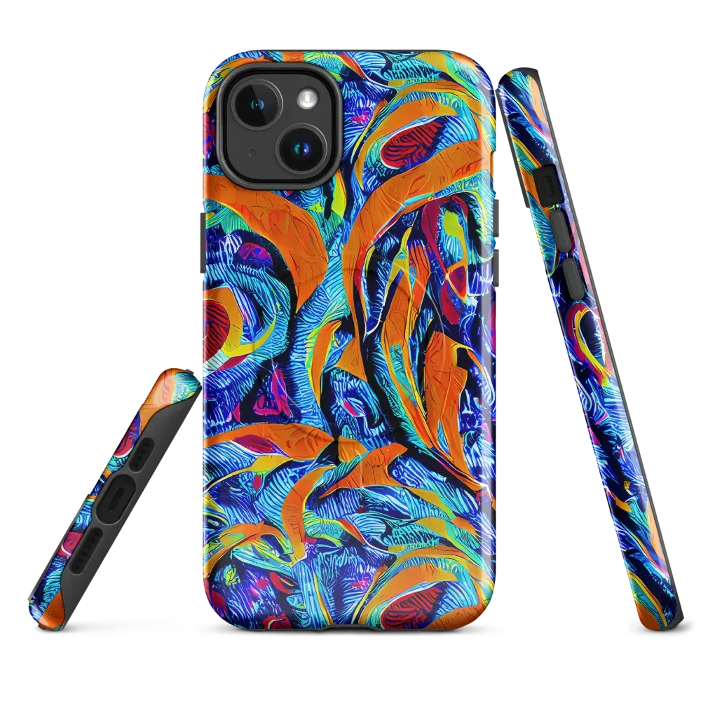 Tangerine Jungle on MagSafe Tough Case for iPhone® — Front