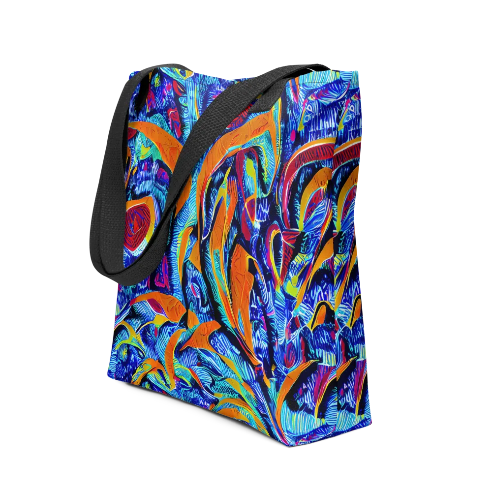 Tangerine Jungle on Tote Bag — Front