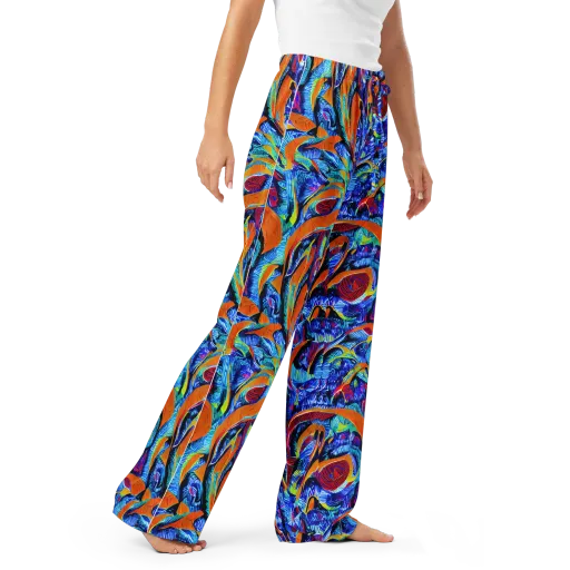 Tangerine Jungle on a Women's Pajama Pants