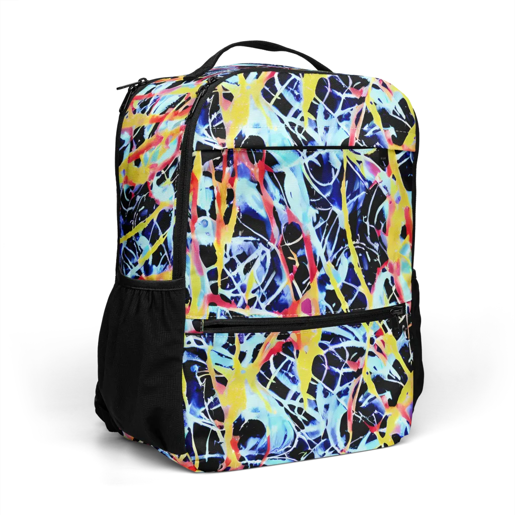 Aftershock Azure on Utility Backpack — Right Front
