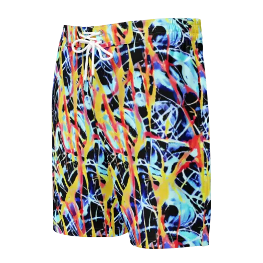 Aftershock Azure on a Men's Board Shorts