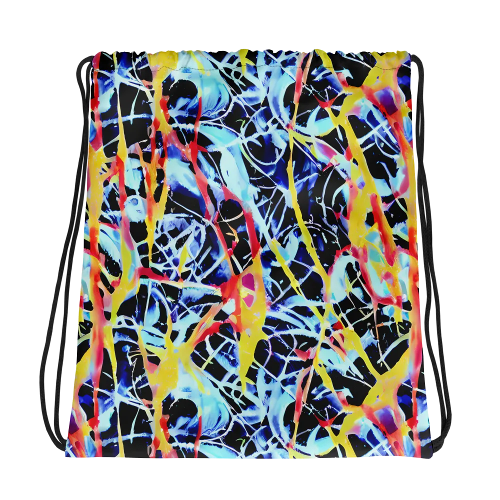 Aftershock Azure on Drawstring Bag — Photo