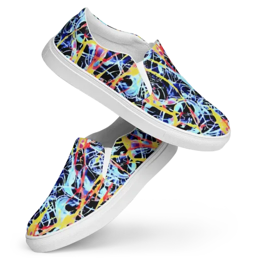 Aftershock Azure on a Women's Slip-On Canvas Shoes