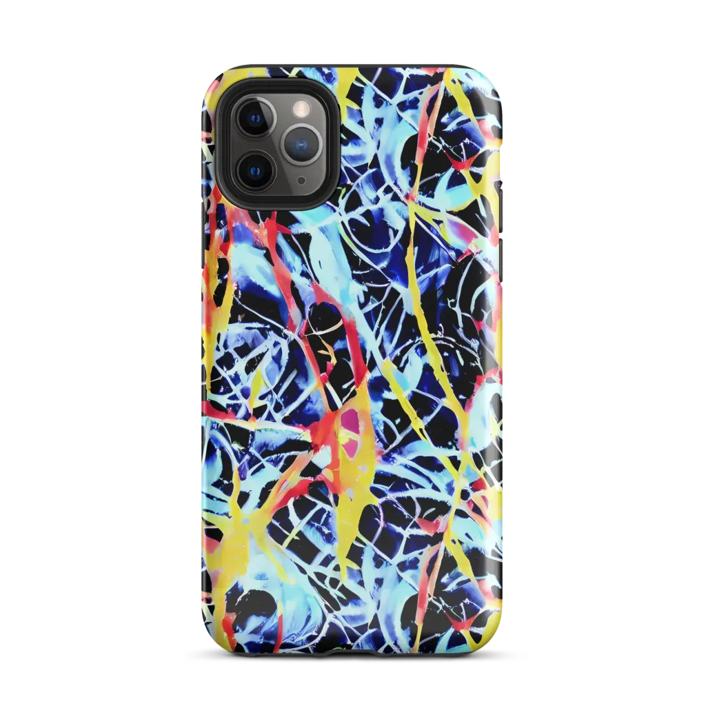 Aftershock Azure on Tough Case for iPhone® — Front