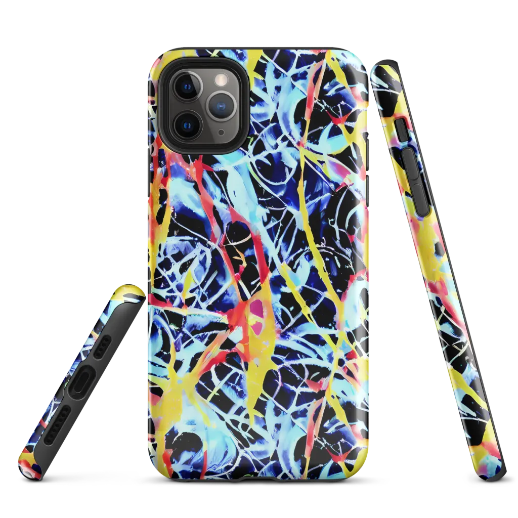 Aftershock Azure on Tough Case for iPhone® — Front