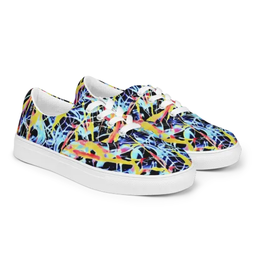 Aftershock Azure on a Men's Lace-Up Canvas Shoes