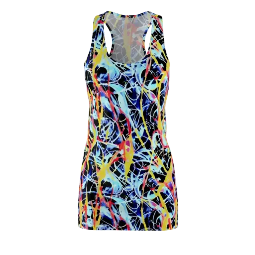 Aftershock Azure on a Racerback Dress
