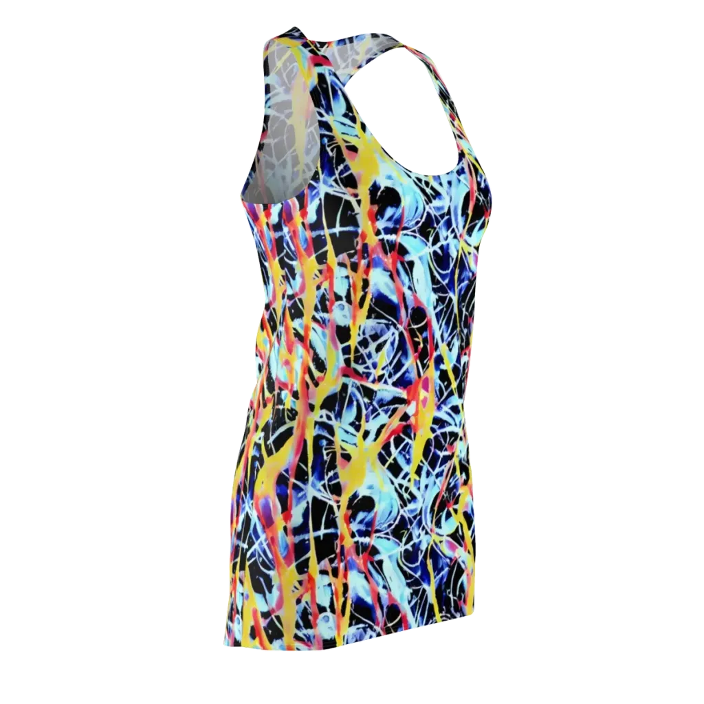 Aftershock Azure on Racerback Dress — Front Side