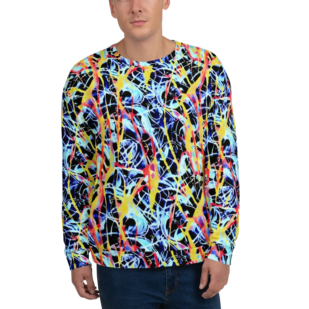 Aftershock Azure on Sweatshirt — Front