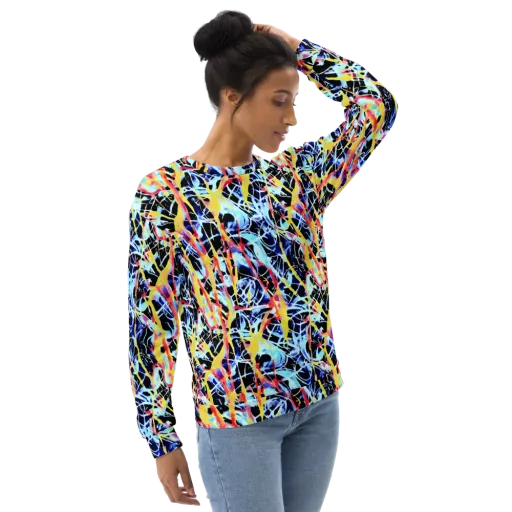 Aftershock Azure on a Sweatshirt