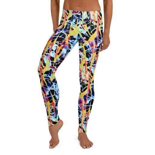 Aftershock Azure on a Leggings