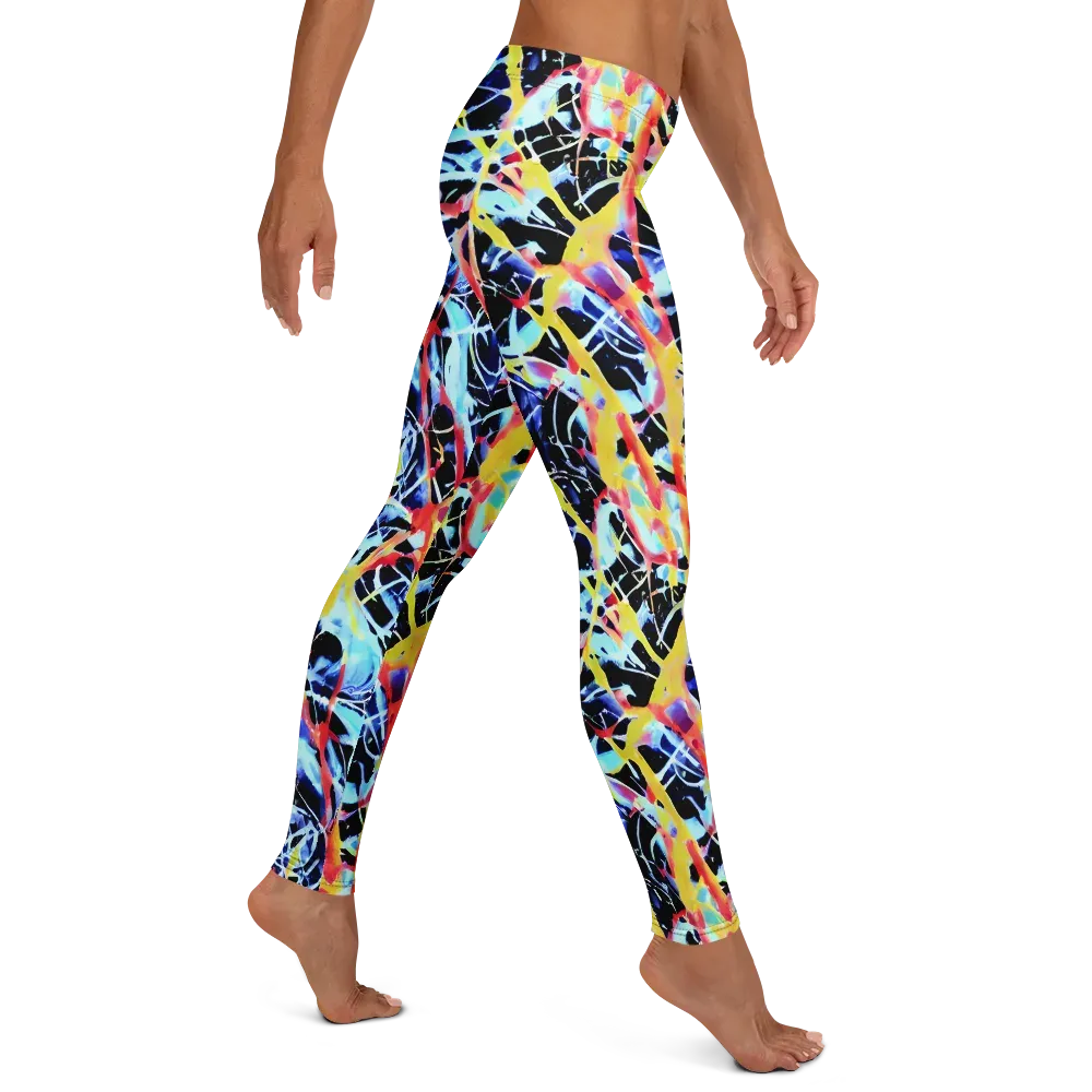 Aftershock Azure on Leggings — Right