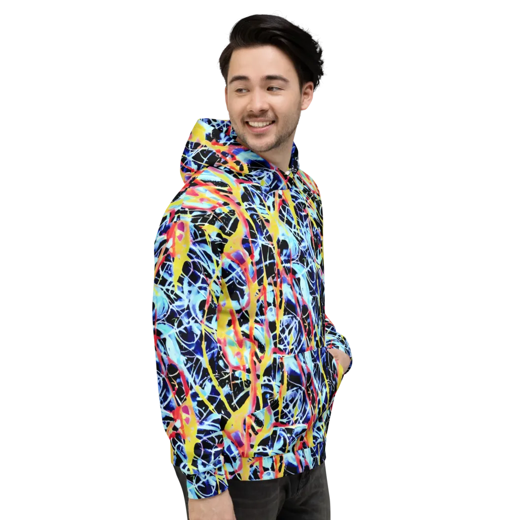 Aftershock Azure on Hoodie — Right