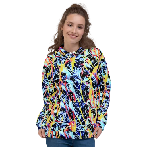 Aftershock Azure on a Hoodie