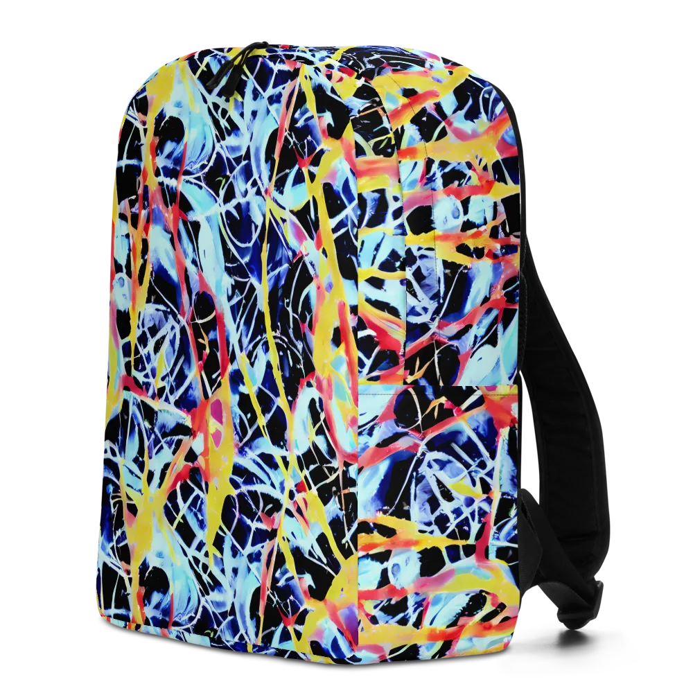 Aftershock Azure on Minimalist Backpack — Left