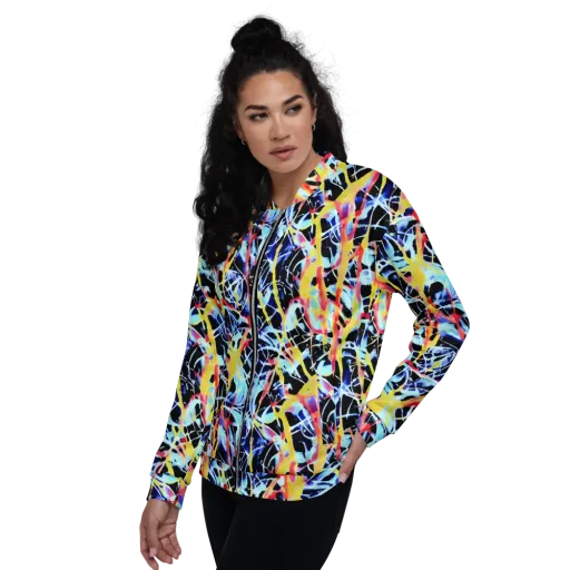 Aftershock Azure on a Bomber Jacket