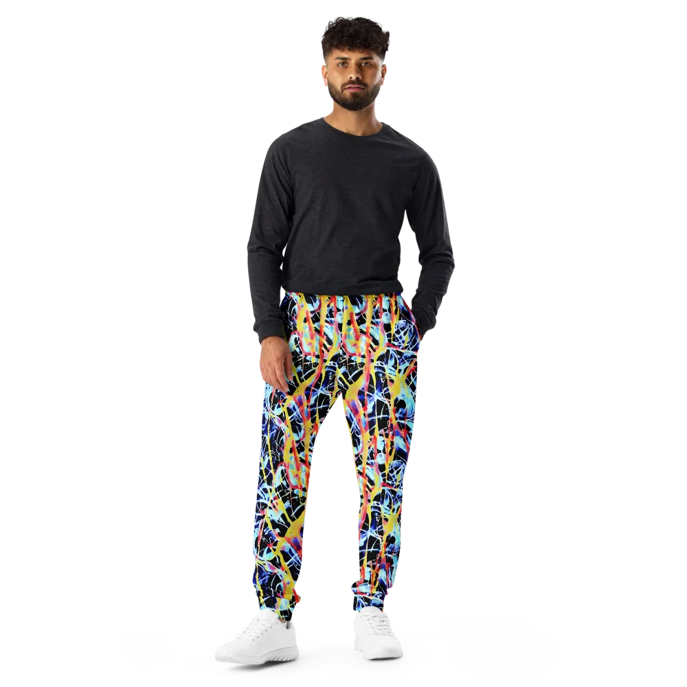 Aftershock Azure on Men's Joggers — Front