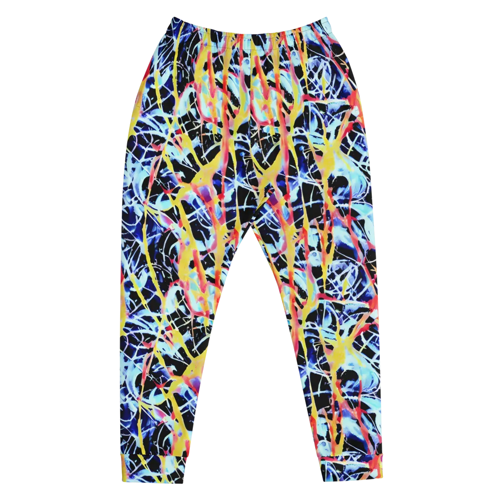 Aftershock Azure on Men's Joggers — Front