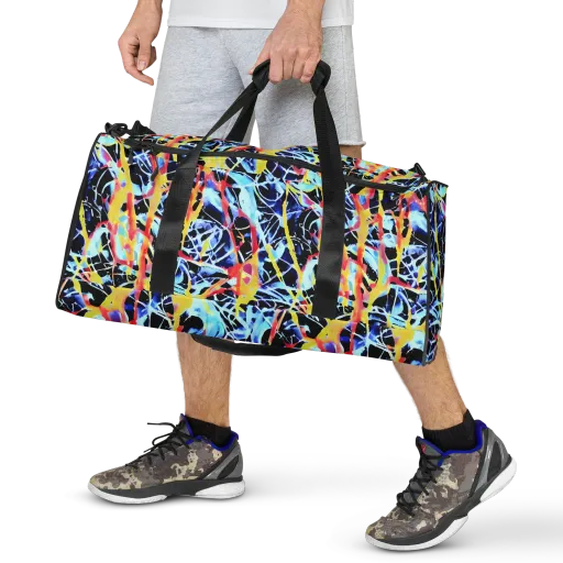 Aftershock Azure on a Duffle Bag