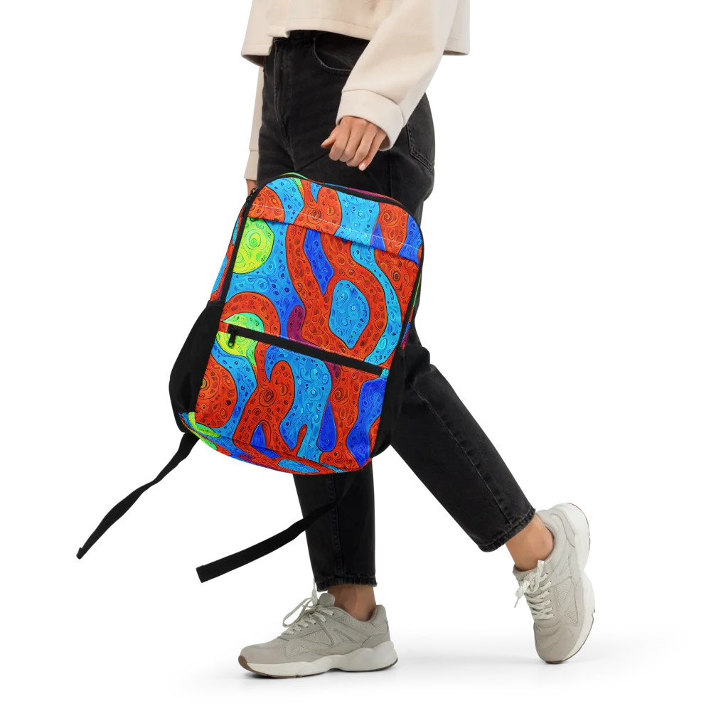 Amoeba Arcade on Utility Backpack — Front