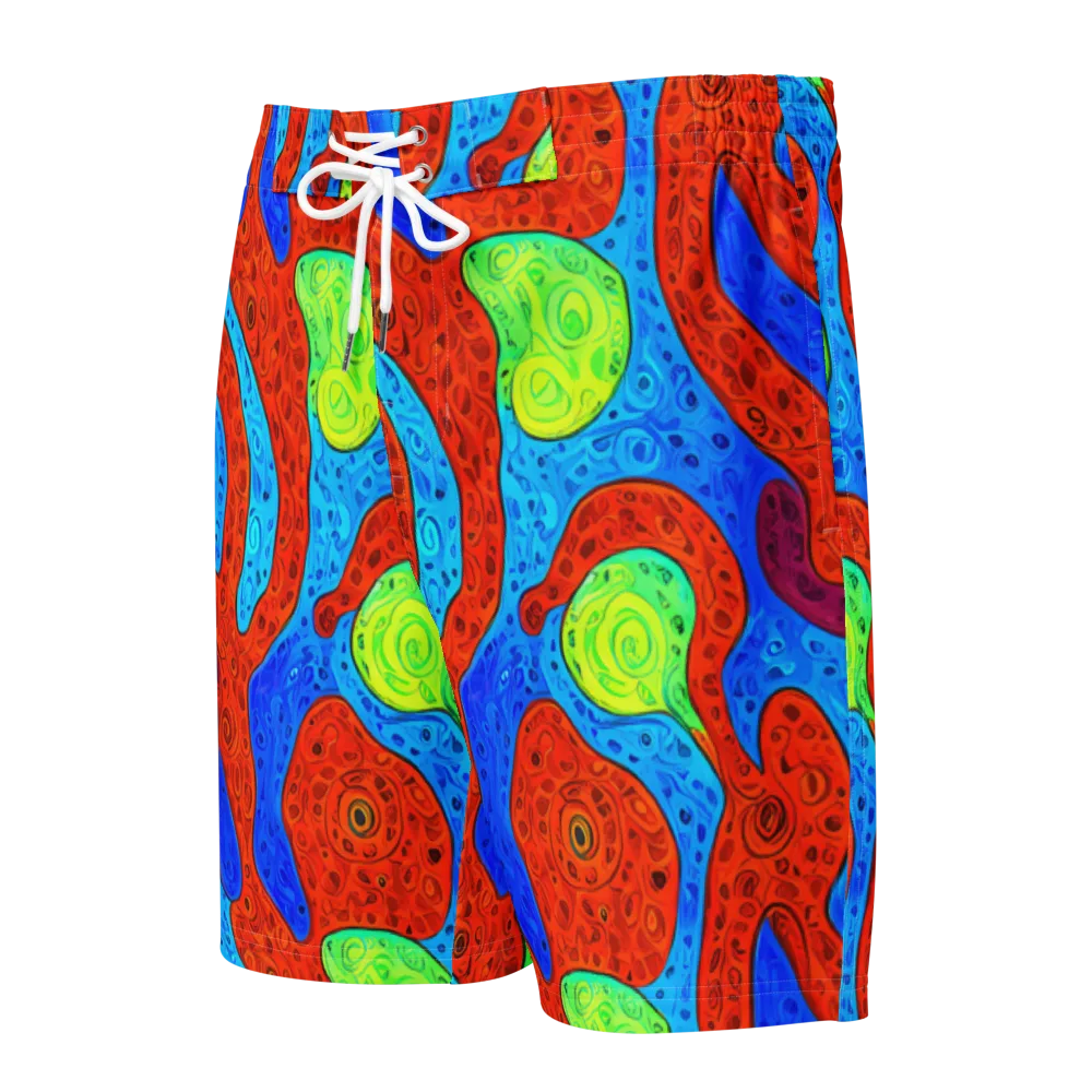 Amoeba Arcade on Men's Board Shorts — Front