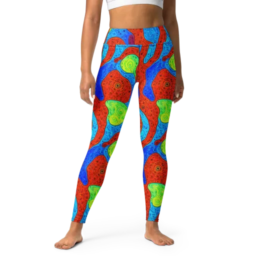 Amoeba Arcade on a Yoga Leggings