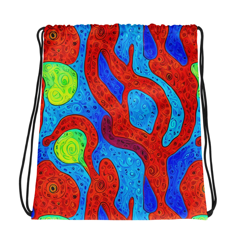Amoeba Arcade on Drawstring Bag — Photo