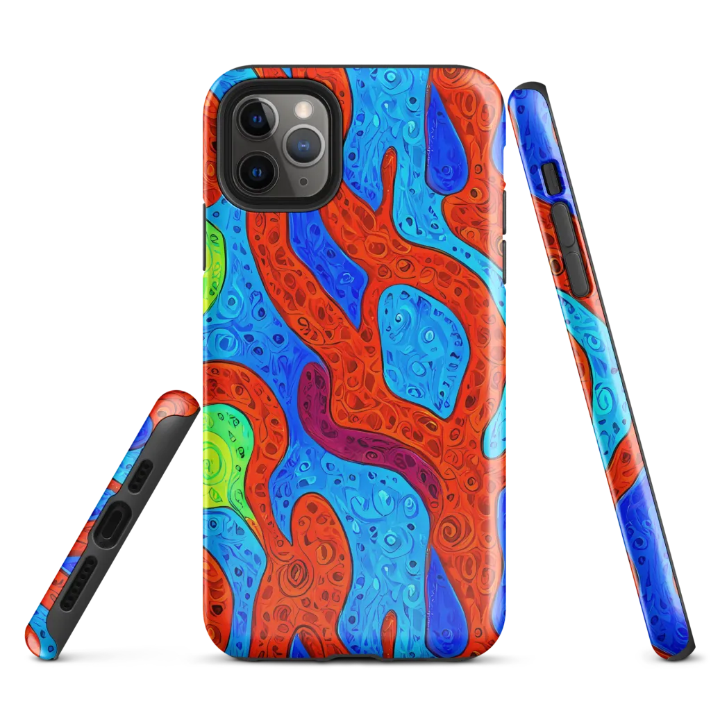 Amoeba Arcade on Tough Case for iPhone® — Front