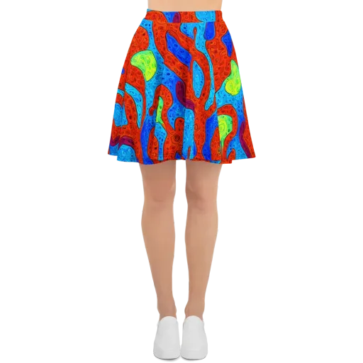 Amoeba Arcade on a Skater Skirt