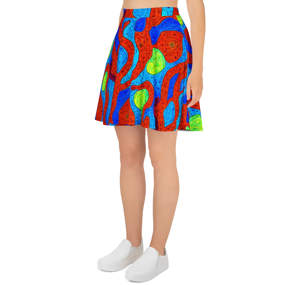 Amoeba Arcade on Skater Skirt — Left