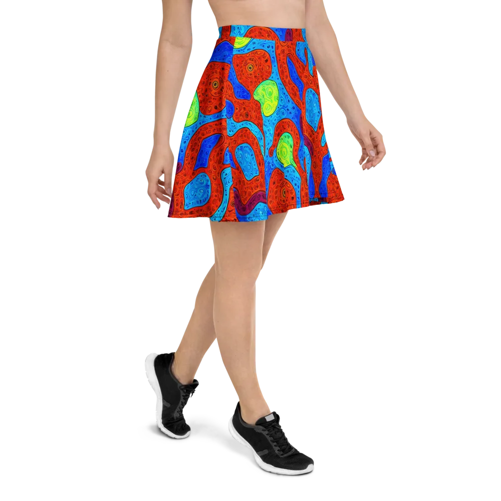 Amoeba Arcade on Skater Skirt — Right