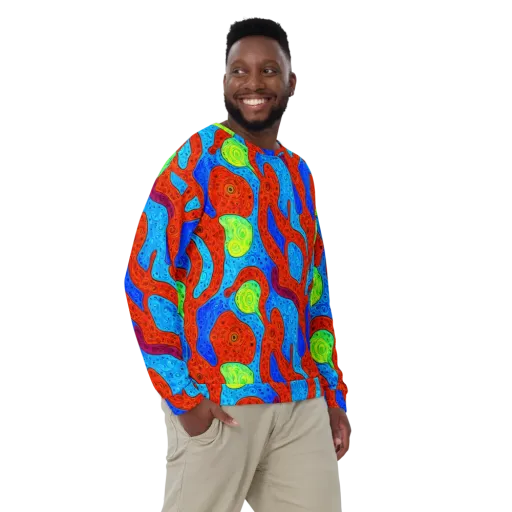 Amoeba Arcade on a Sweatshirt