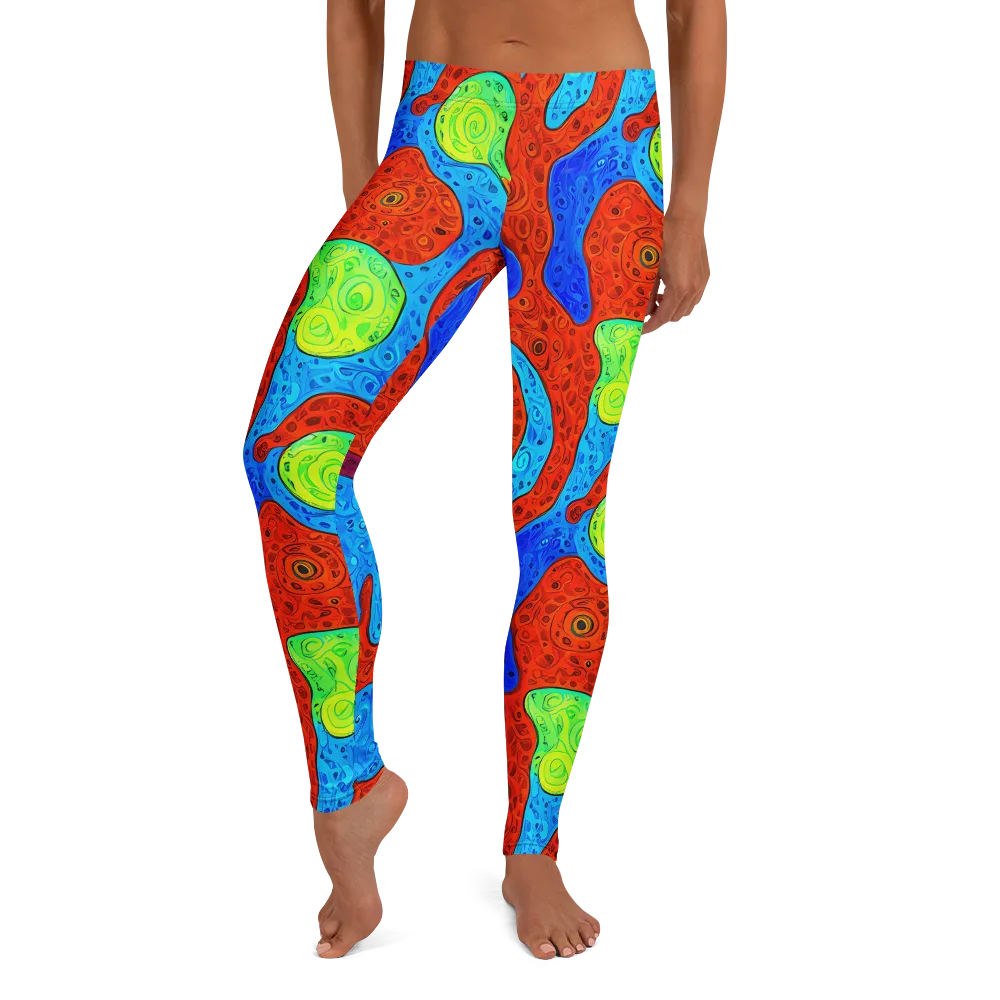 Amoeba Arcade on Leggings — Front