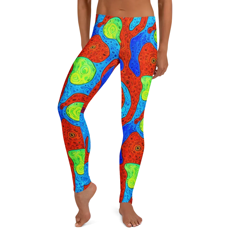 Amoeba Arcade on Leggings — Front