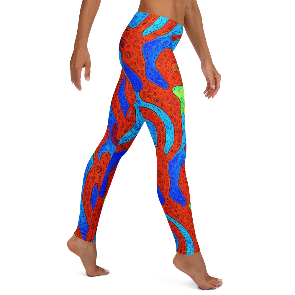 Amoeba Arcade on Leggings — Right