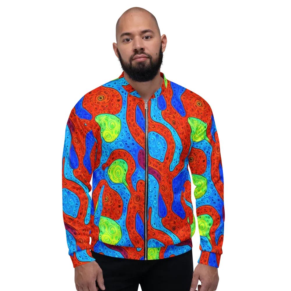 Amoeba Arcade on Bomber Jacket — Front