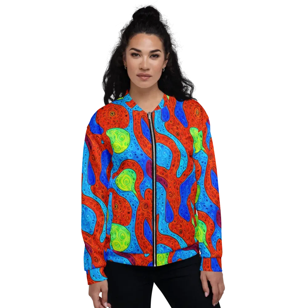 Amoeba Arcade on Bomber Jacket — Front