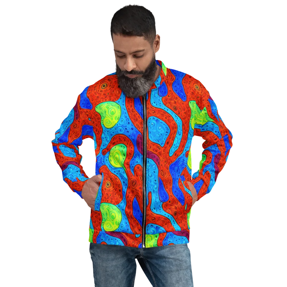 Amoeba Arcade on Bomber Jacket — Front