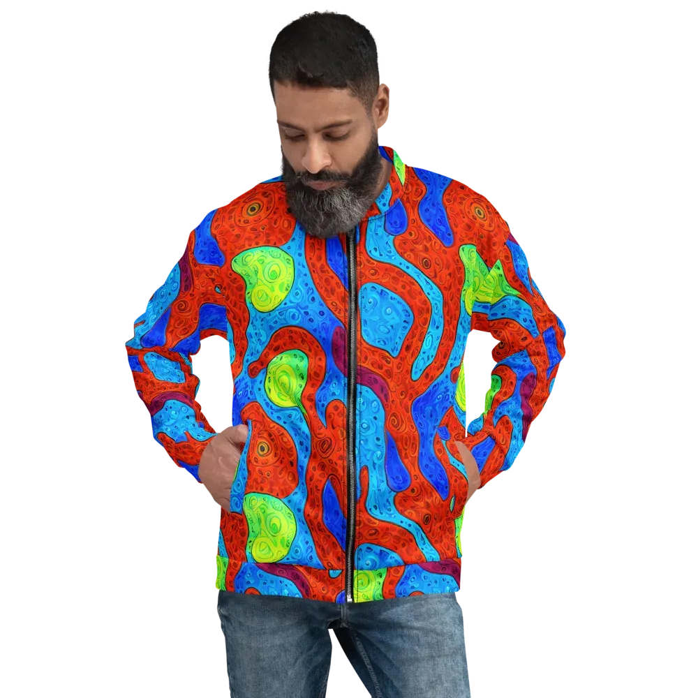 Amoeba Arcade on Bomber Jacket — Front