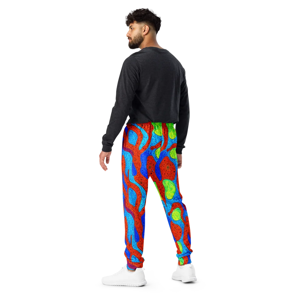 Amoeba Arcade on Men's Joggers — Back