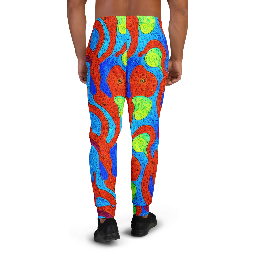 Amoeba Arcade on Men's Joggers — Back